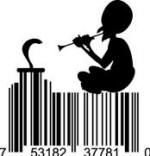 Universal Product Code Art - UPC Barcode Snake Charmer